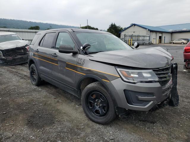 1FM5K8AR4KGA93929 - 2019 FORD EXPLORER POLICE INTERCEPTOR GRAY photo 4