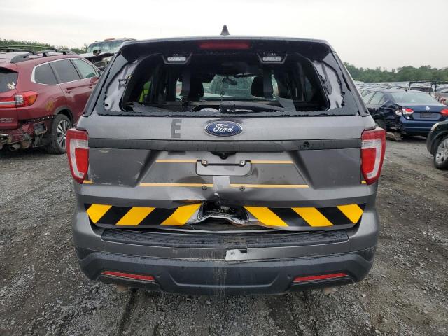 1FM5K8AR4KGA93929 - 2019 FORD EXPLORER POLICE INTERCEPTOR GRAY photo 6