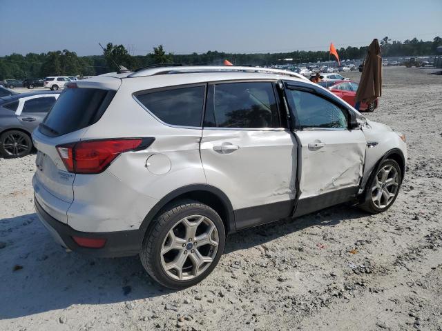 1FMCU0J92KUA87647 - 2019 FORD ESCAPE TITANIUM Blanc photo 3