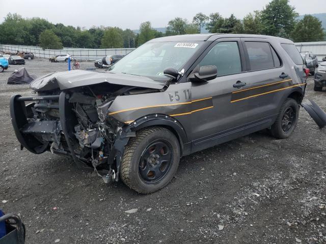 1FM5K8AR3KGB18383 - 2019 FORD EXPLORER POLICE INTERCEPTOR GRAY photo 1