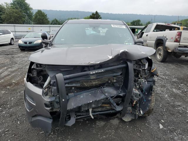 1FM5K8AR3KGB18383 - 2019 FORD EXPLORER POLICE INTERCEPTOR GRAY photo 5