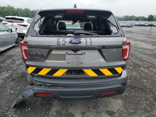 1FM5K8AR3KGB18383 - 2019 FORD EXPLORER POLICE INTERCEPTOR GRAY photo 6