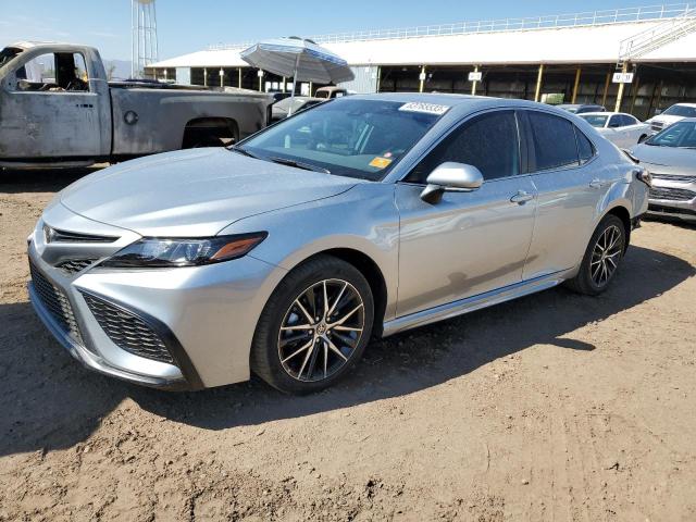 4T1S11AK1PU739355 - 2023 TOYOTA CAMRY SE NIGHT SHADE WHITE photo 1