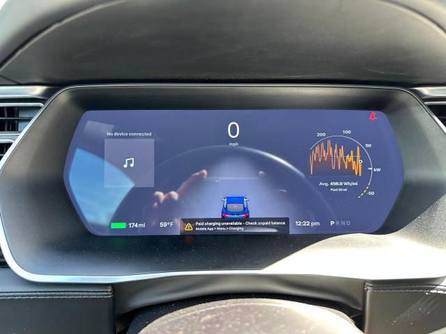 5YJSA1E29GF153669 - 2016 TESLA MODEL S Niebieski zdjęcie 12