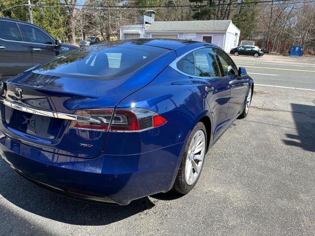 5YJSA1E29GF153669 - 2016 TESLA MODEL S Niebieski zdjęcie 4