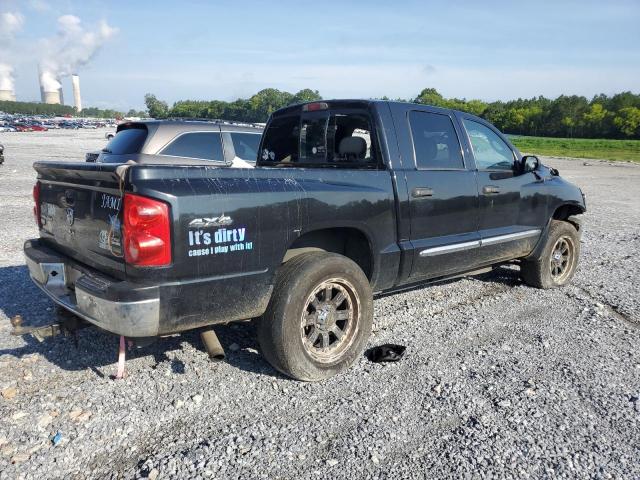 1D7HW58N78S634684 - 2008 DODGE DAKOTA QUAD LARAMIE BLACK photo 3