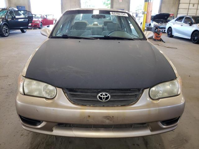 2T1BR12EX1C461145 - 2001 TOYOTA COROLLA CE TAN photo 5