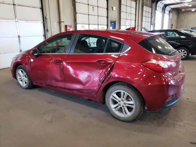 3G1BE6SM8HS530369 - 2017 CHEVROLET CRUZE LT RED photo 2