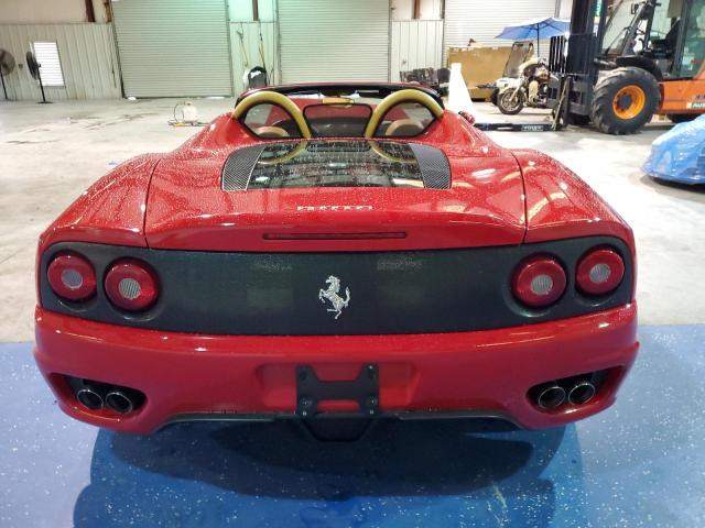 ZFFYT53A630133377 - 2003 FERRARI 360 SPIDER RED photo 6