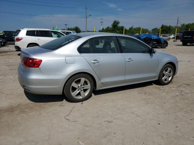 3VWLL7AJ1EM420999 - 2014 VOLKSWAGEN JETTA TDI SILVER photo 3