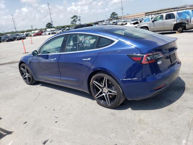 5YJ3E1EA7LF783555 - 2020 TESLA MODEL 3 BLUE photo 2