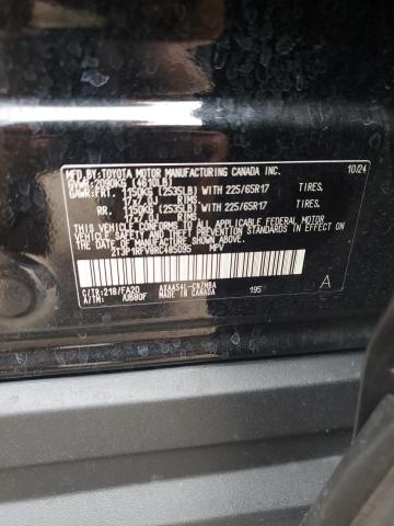 2T3P1RFV8RC485095 - 2024 TOYOTA RAV4 XLE BLACK photo 12