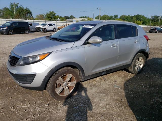 KNDPB3A22C7178109 - 2012 KIA SPORTAGE BASE SILVER photo 1