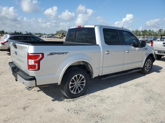 1FTEW1C53KKF31976 - 2019 FORD F150 SUPERCREW SILVER photo 3