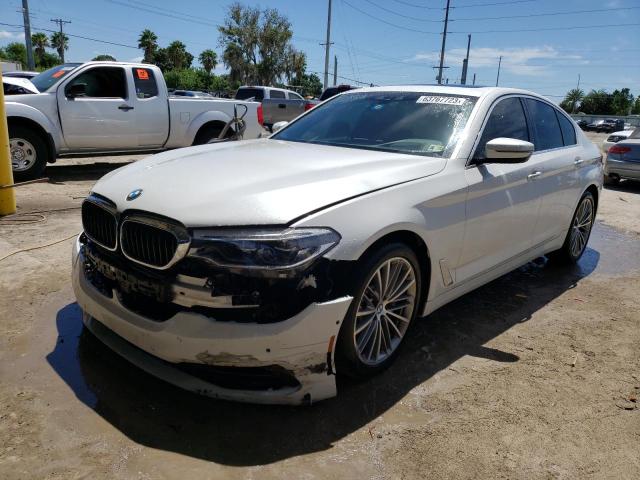 WBAJE7C56JWD52794 - 2018 BMW 540 XI WHITE photo 1