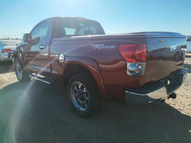 5TFJT521X7X001379 - 2007 TOYOTA TUNDRA BURGUNDY photo 3