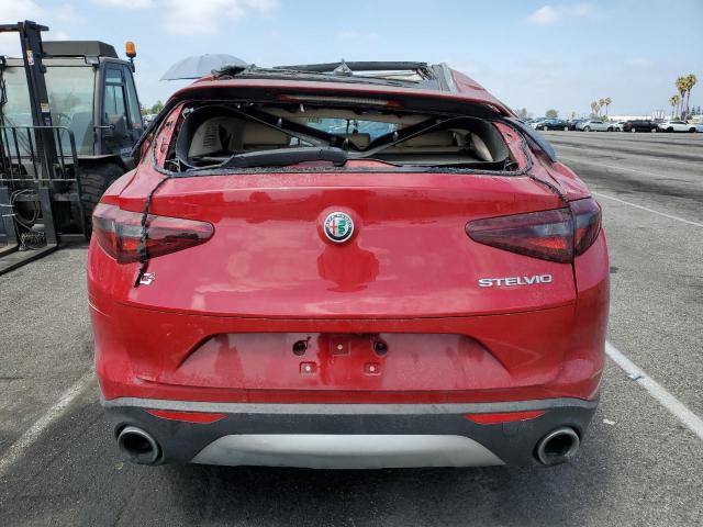 ZASFAKRNXJ7C15094 - 2018 ALFA ROMEO STELVIO TI LUXURY RED photo 6