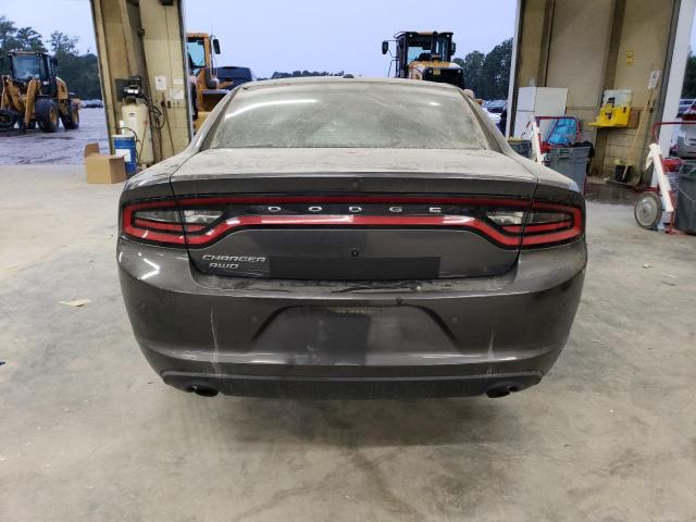 2C3CDXKT9KH647954 - 2019 DODGE CHARGER POLICE GRAY photo 6