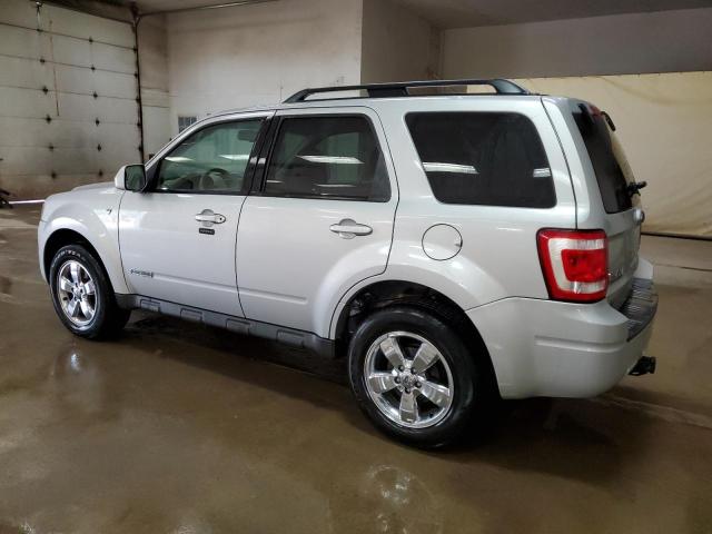 1FMCU94118KA83474 - 2008 FORD ESCAPE LIMITED SILVER photo 2