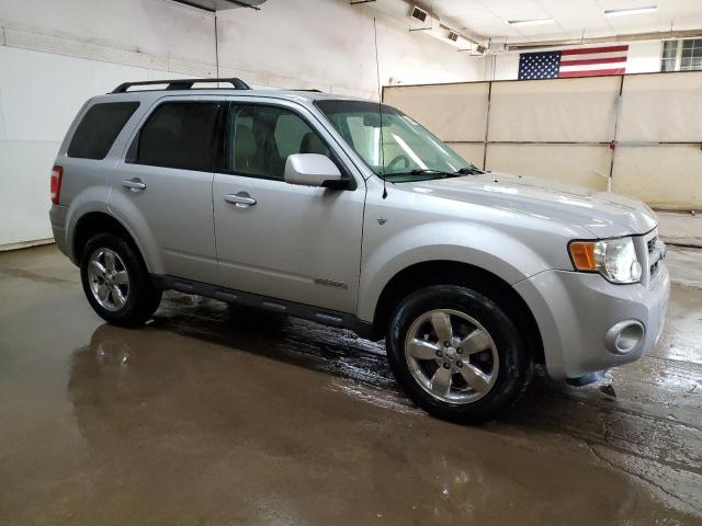 1FMCU94118KA83474 - 2008 FORD ESCAPE LIMITED SILVER photo 4