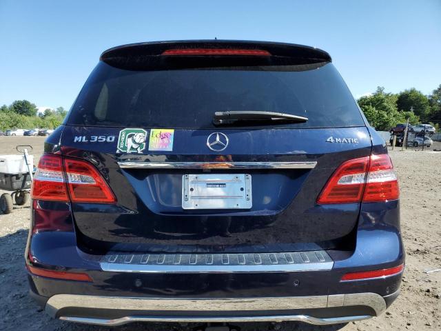 4JGDA5HB5EA412378 - 2014 MERCEDES-BENZ ML 350 4MATIC BLUE photo 6