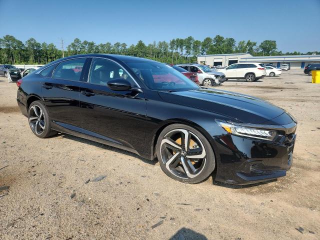 1HGCV1F31NA085830 - 2022 HONDA ACCORD SPORT 黑色 照片 4