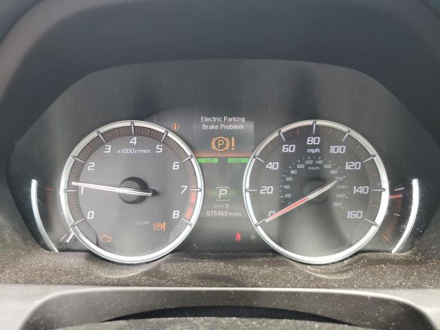 19UUB1F60KA004139 - 2019 ACURA TLX TECHNOLOGY შავი ფოტო 9