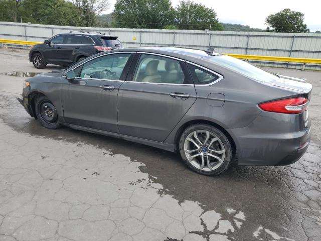 3FA6P0CD3KR138452 - 2019 FORD FUSION SEL ნაცრისფერი ფოტო 2