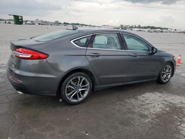 3FA6P0CD3KR138452 - 2019 FORD FUSION SEL ნაცრისფერი ფოტო 3