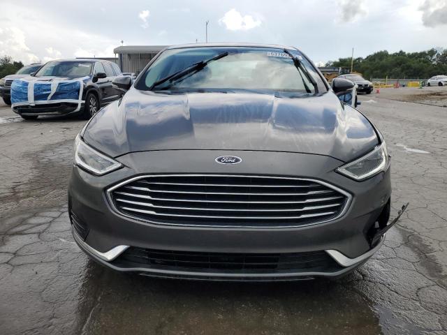 3FA6P0CD3KR138452 - 2019 FORD FUSION SEL ნაცრისფერი ფოტო 5