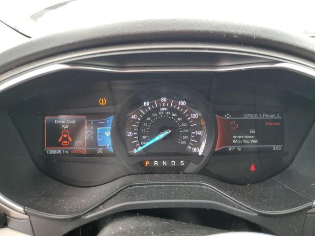 3FA6P0CD3KR138452 - 2019 FORD FUSION SEL ნაცრისფერი ფოტო 9