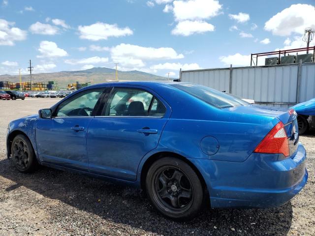 3FAHP0HA8BR155853 - 2011 FORD FUSION SE BLUE photo 2