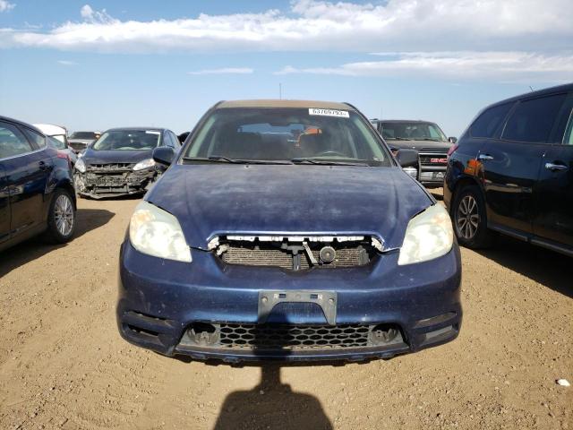 2T1KR38E84C215685 - 2004 TOYOTA COROLLA MA XR BLUE photo 5