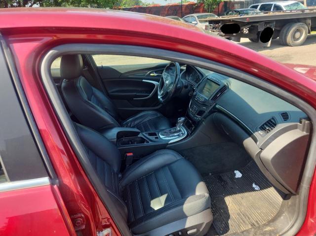 2G4GT5GX4F9263141 - 2015 BUICK REGAL GS მუქწითელი ფოტო 5