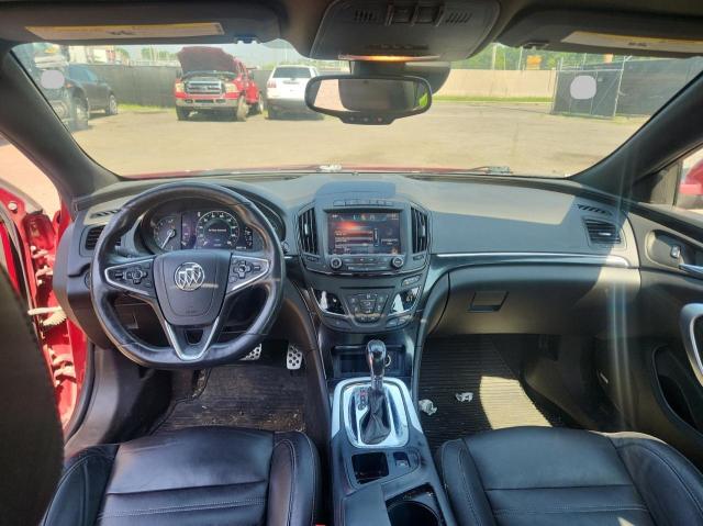 2G4GT5GX4F9263141 - 2015 BUICK REGAL GS მუქწითელი ფოტო 9
