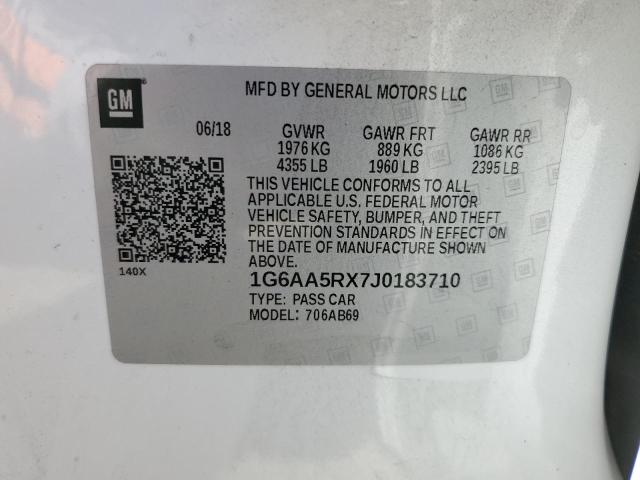 1G6AA5RX7J0183710 - 2018 CADILLAC ATS Ağ foto 13