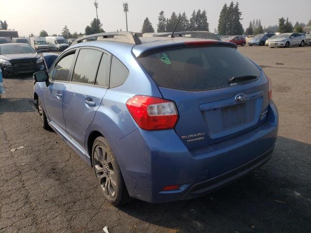 JF1GPAT61FG244648 - 2015 SUBARU IMPREZA SPORT BLUE photo 3