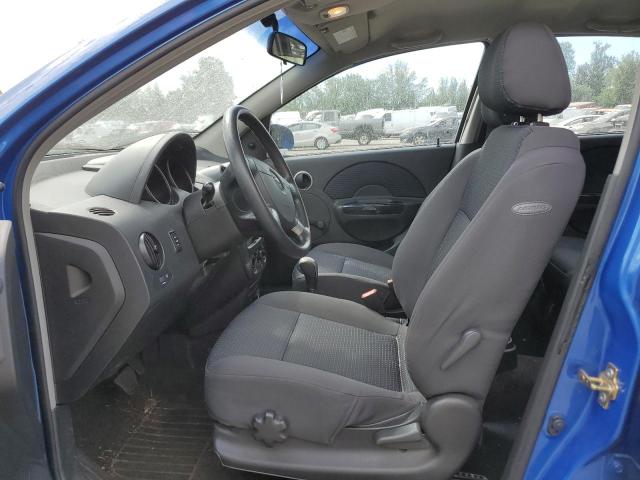 KL1TD66667B722739 - 2007 CHEVROLET AVEO BASE BLUE photo 7