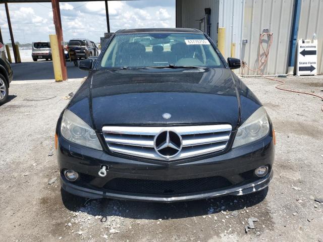 WDDGF8BB4AR100938 - 2010 MERCEDES-BENZ C 300 4MATIC BLACK photo 5