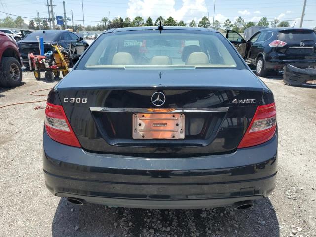 WDDGF8BB4AR100938 - 2010 MERCEDES-BENZ C 300 4MATIC BLACK photo 6