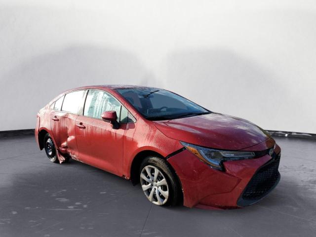 5YFEPRAE4LP106638 - 2020 TOYOTA COROLLA LE RED photo 4