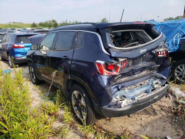 3C4NJDCB0JT400698 - 2018 JEEP COMPASS LIMITED BLACK photo 2