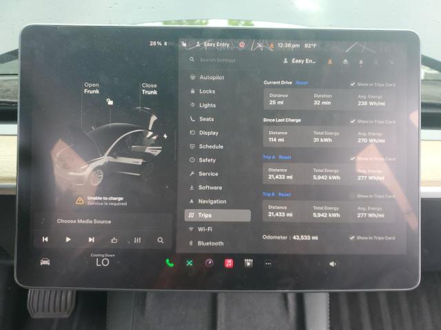 5YJ3E1EA2NF286898 - 2022 TESLA MODEL 3 灰色 照片 9