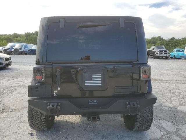 1C4HJWEG8CL173003 - 2012 JEEP WRANGLER U SAHARA BLACK photo 6