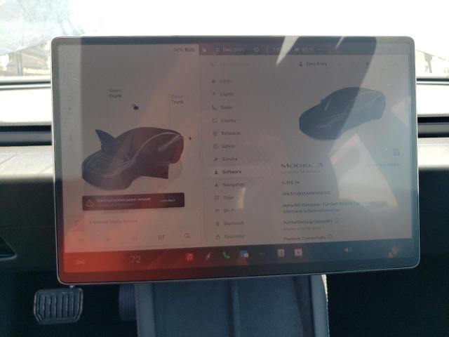 5YJ3E1EA4SF966782 - 2025 TESLA MODEL 3 GRAY photo 9