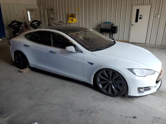 5YJSA1H14EFP38272 - 2014 TESLA MODEL S Սպիտակ լուսանկար 4