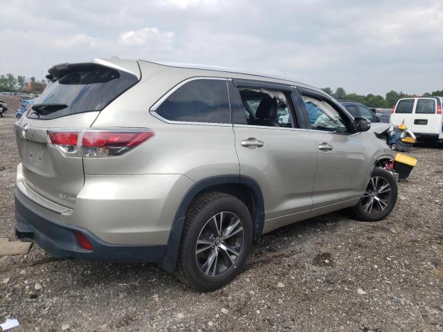 5TDJKRFH3GS506588 - 2016 TOYOTA HIGHLANDER XLE Արծաթագույն լուսանկար 3