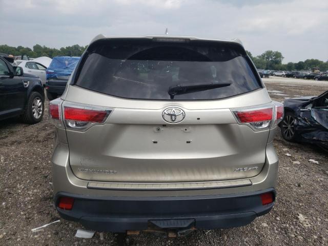 5TDJKRFH3GS506588 - 2016 TOYOTA HIGHLANDER XLE Արծաթագույն լուսանկար 6