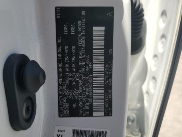 5TDLZRAH2MS050364 - 2021 TOYOTA HIGHLANDER XSE WHITE photo 14