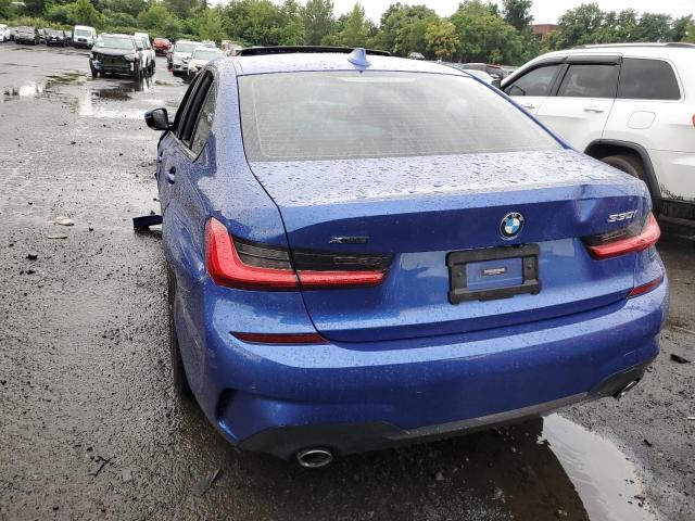 WBA5R7C58KAJ80012 - 2019 BMW 330XI BLUE photo 6